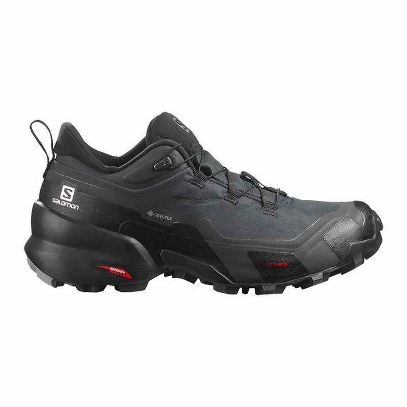 Zapatillas Trekking Salomon Mujer Gris Oscuro / Negras - Salomon Argentina CROSS HIKE GORE-TEX ,5213